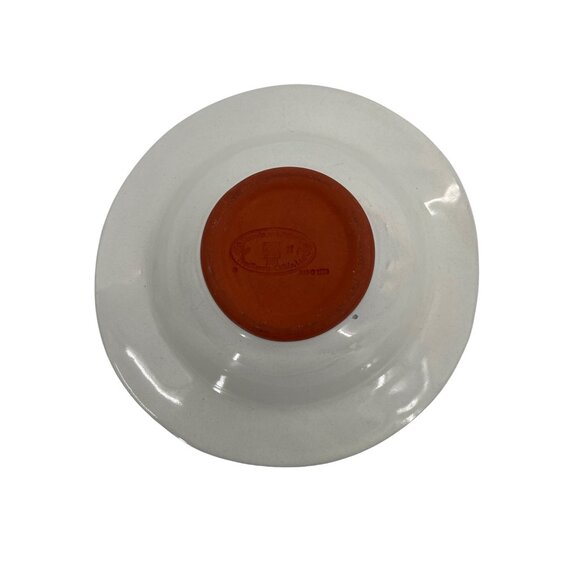 Mackenzie Childs Stoke‎ Gabriel Ceramic Cereal Bowl Floral Geometric Design 8.5" - Picture 3 of 7